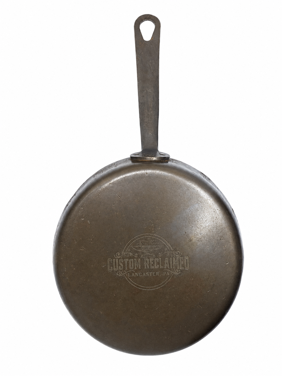 Hand-Forged 10" Carbon Steel Skillet: 10-Gauge, Thick, Pre-Seasoned, Lancaster Made