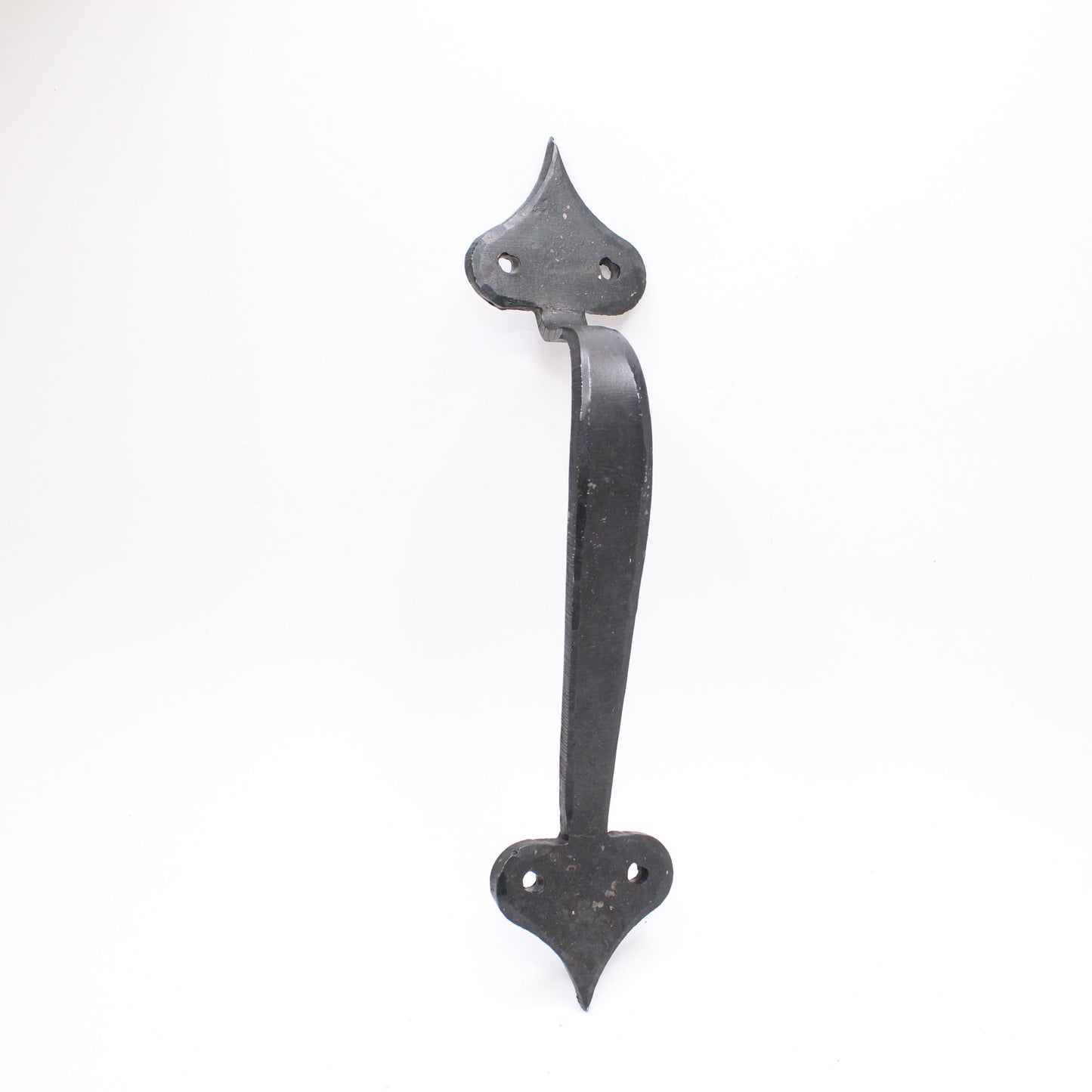 Hand-Forged Spade Door Pull – 9.5” Rustic Wrought Iron Handle for Interior Doors