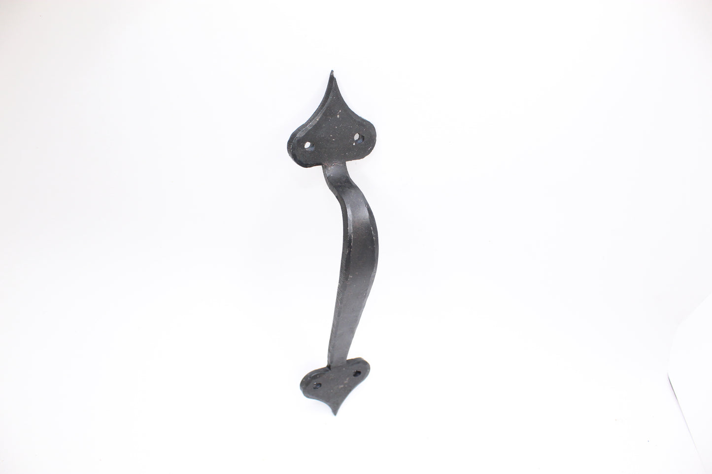 Hand-Forged Spade Door Pull – 9.5” Rustic Wrought Iron Handle for Interior Doors