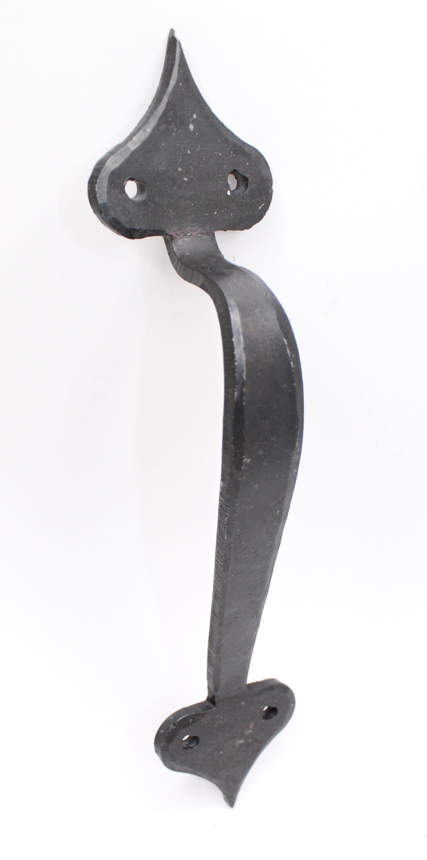 Hand-Forged Spade Door Pull – 9.5” Rustic Wrought Iron Handle for Interior Doors